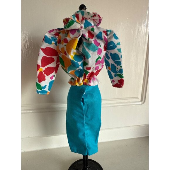 Vintage Mattel 1988 Barbie Weekend Collection Fashion #1529 Superstar Era Outfit - Picture 1 of 4